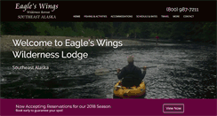 Desktop Screenshot of eagleswingsalaska.net
