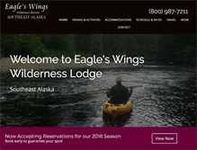 Tablet Screenshot of eagleswingsalaska.net